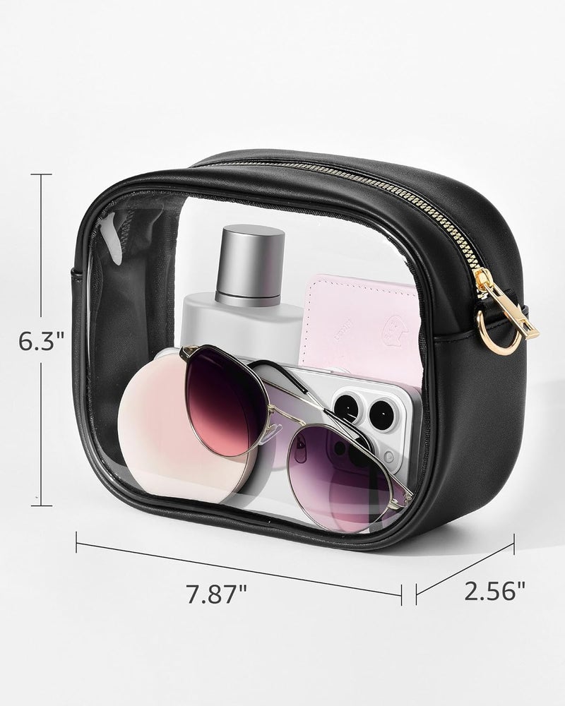 Bulado Clear Bag for Stadium Events, Clear Purses for Women with Adjustable Strap, Crossbody Bag for Sports Fans - Image 4